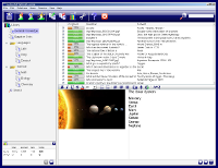 List overview of flashcards in the Flashcard Learner spaced repetition software